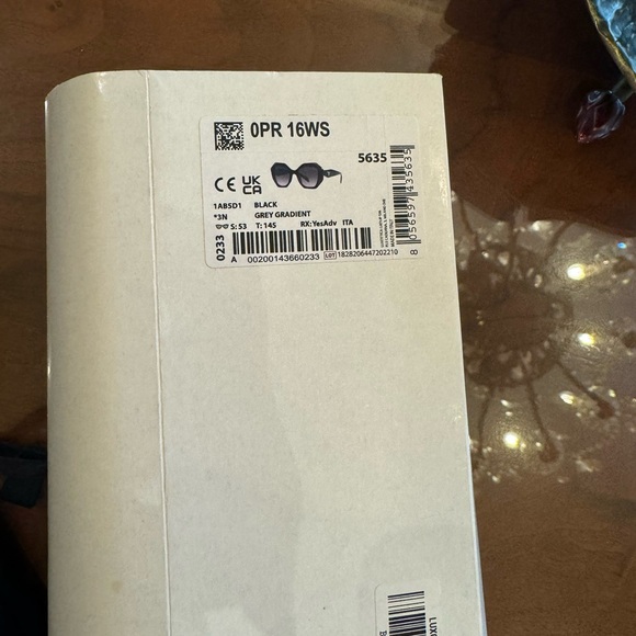 100% Auth Prada Milano sunglasses. Black/ grey geometric PR16WSF 1AB5D1 - Picture 13 of 16